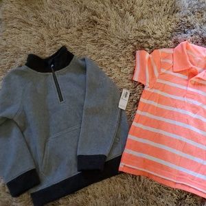 Boys Shirt & Sweatshirt - NWT - 4T